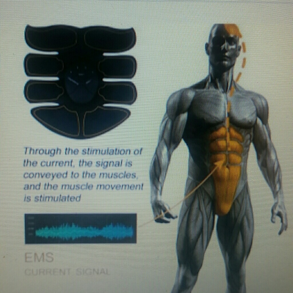 Abs Stimulator, Portable Muscle Trainer with Rhyth - Picture 4 of 6